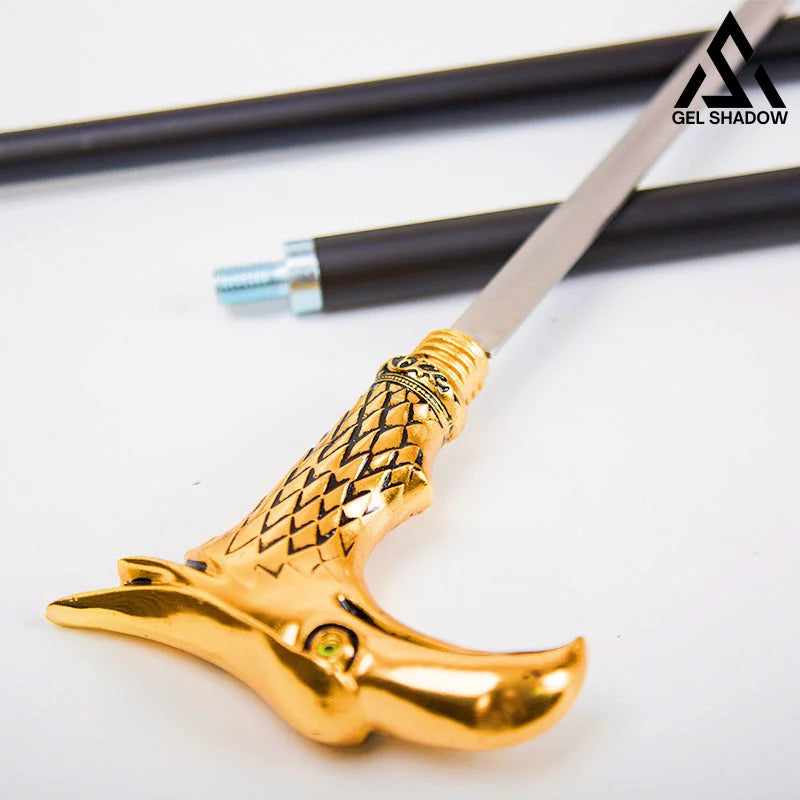 Animal Eagle Luxury Handle Walking Stick with 26cm Hidden Sword Self Defense-GS94 - Tophatter Daily Deals