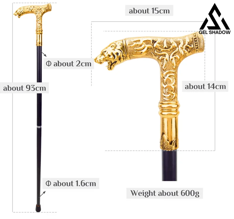 Animal Eagle Luxury Handle Walking Stick with 26cm Hidden Sword Self Defense-GS94 - Tophatter Daily Deals