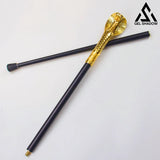 Animal Eagle Luxury Handle Walking Stick with 26cm Hidden Sword Self Defense-GS94 Pharaoh - Tophatter Daily Deals
