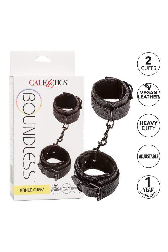 Cal Exotics - Boundless - Ankle Cuffs - Black BDSM - Tophatter Daily Deals