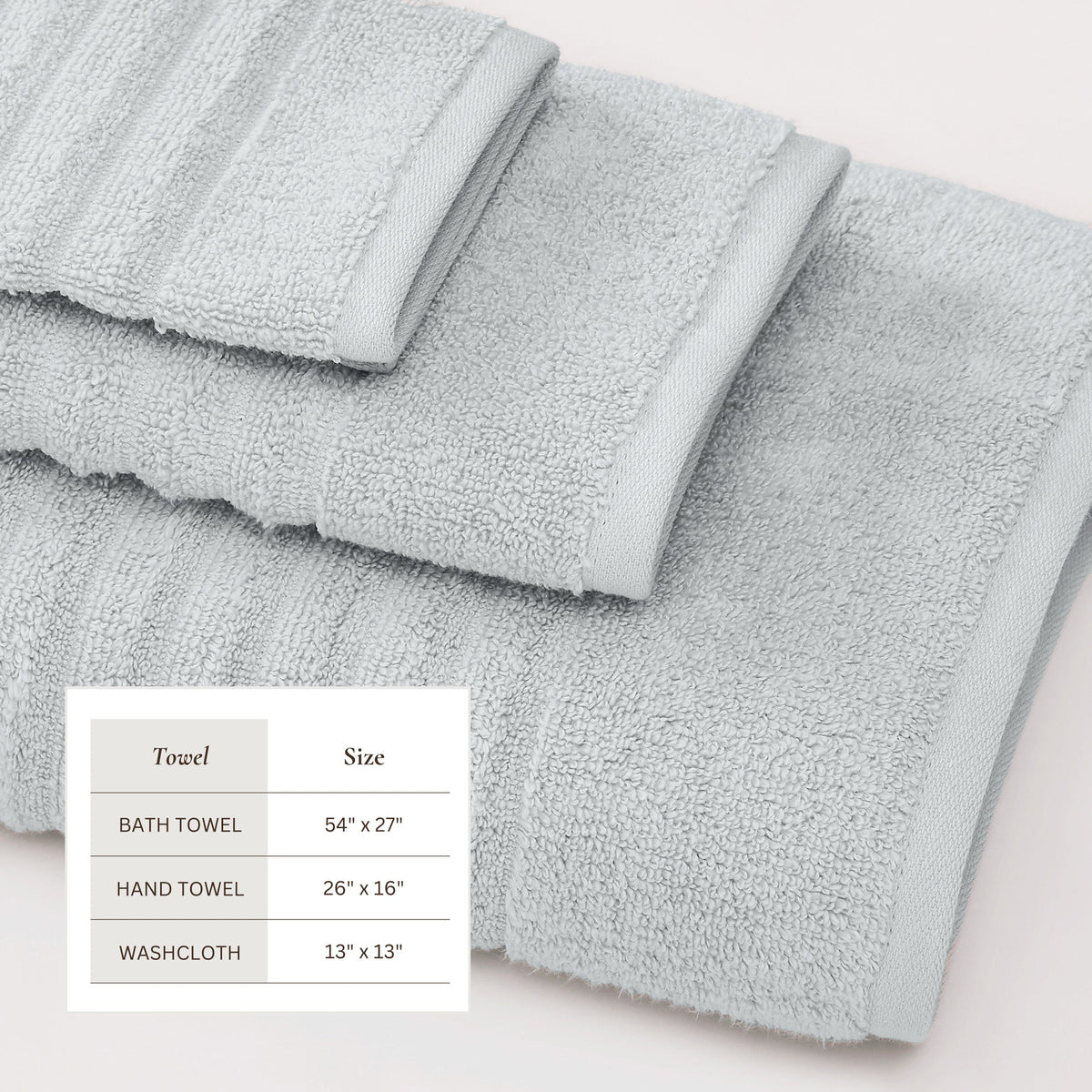 Luxury Combed Cotton Bath Towel Set - Karina Collection Bath - Tophatter Daily Deals