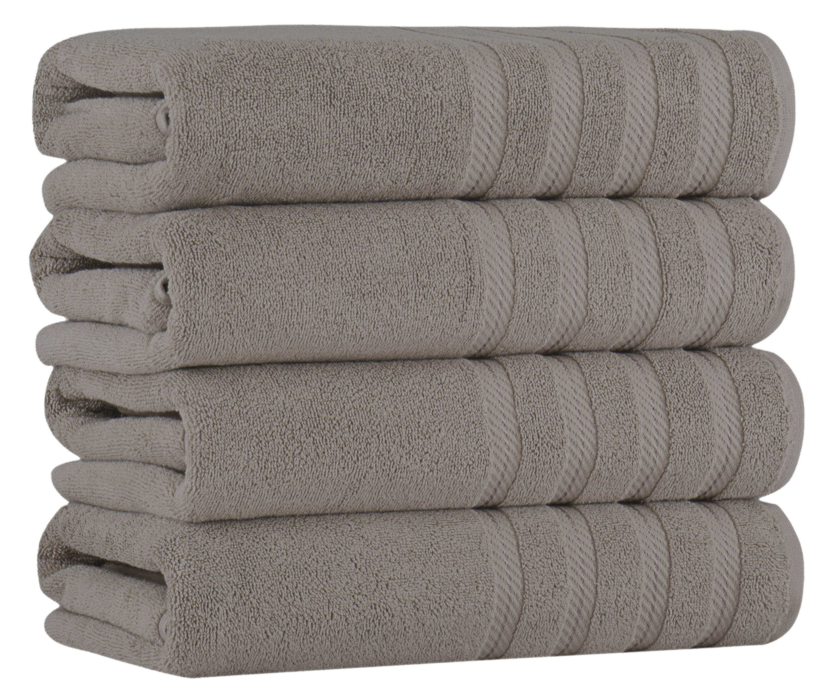 Antalya Turkish Cotton Luxury Bath Towels Set - 4 Pieces Bath Towel - Tophatter Daily Deals