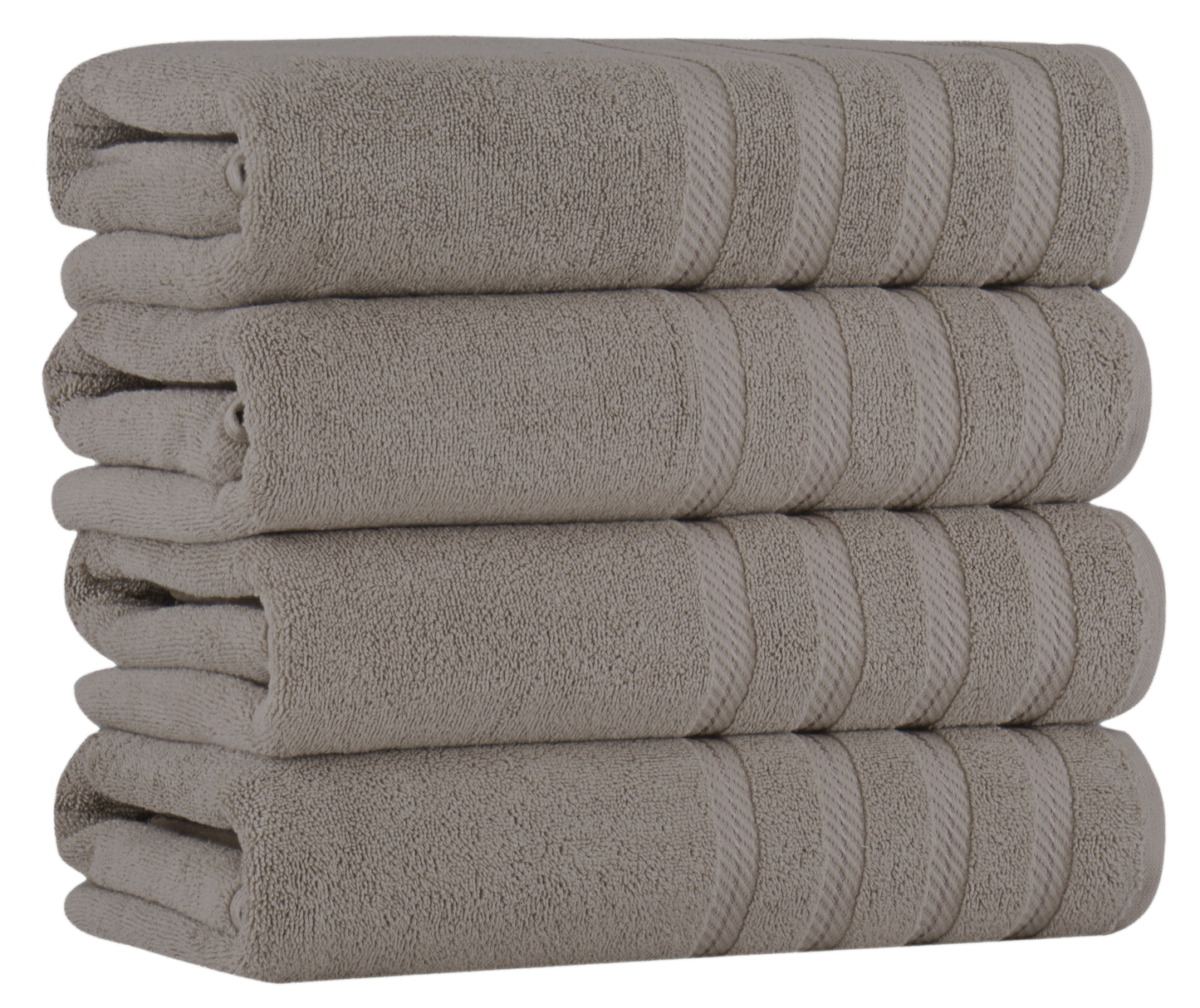 Antalya Turkish Cotton Luxury Bath Towels Set - 4 Pieces Bath Towel - Tophatter Daily Deals