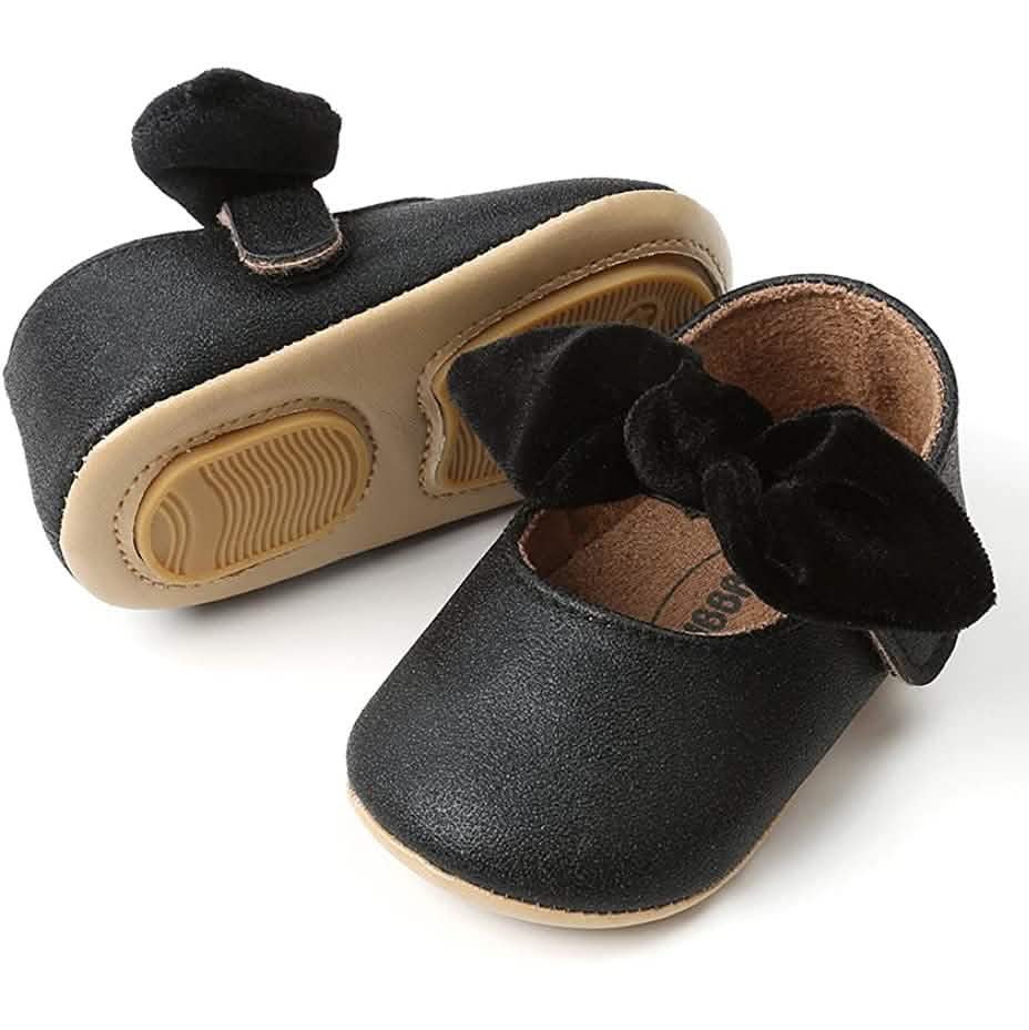 Antheron Baby Girls Mary Jane Flats with Bowknot Kids' & Baby Clothing - Tophatter Daily Deals