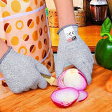 Anti-Cut Gloves 5 Grade Safety Cut Proof Stab Resistant Stainless Steel Home Improvement - Tophatter Daily Deals