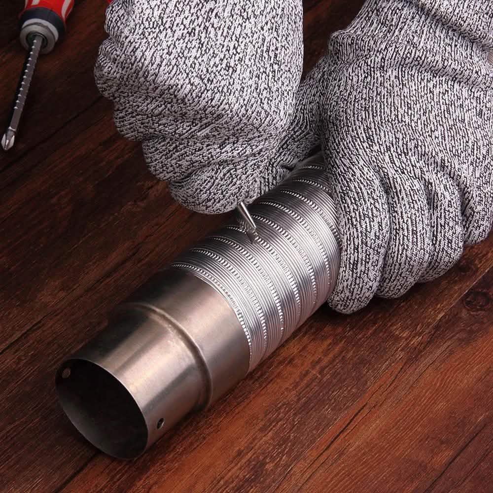 Anti-Cut Gloves 5 Grade Safety Cut Proof Stab Resistant Stainless Steel Home Improvement - Tophatter Daily Deals