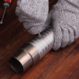 Anti-Cut Gloves 5 Grade Safety Cut Proof Stab Resistant Stainless Steel Home Improvement - Tophatter Daily Deals