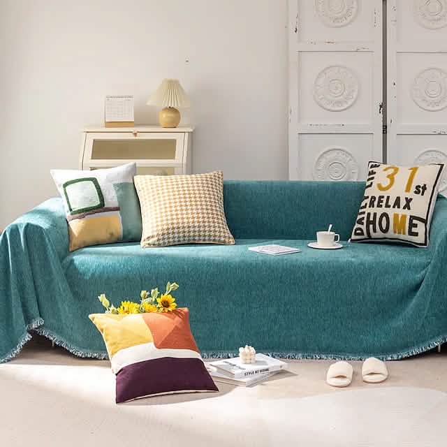 Anti-Scratch Cat Sofa Blanket Green Furniture & Decor - Tophatter Daily Deals
