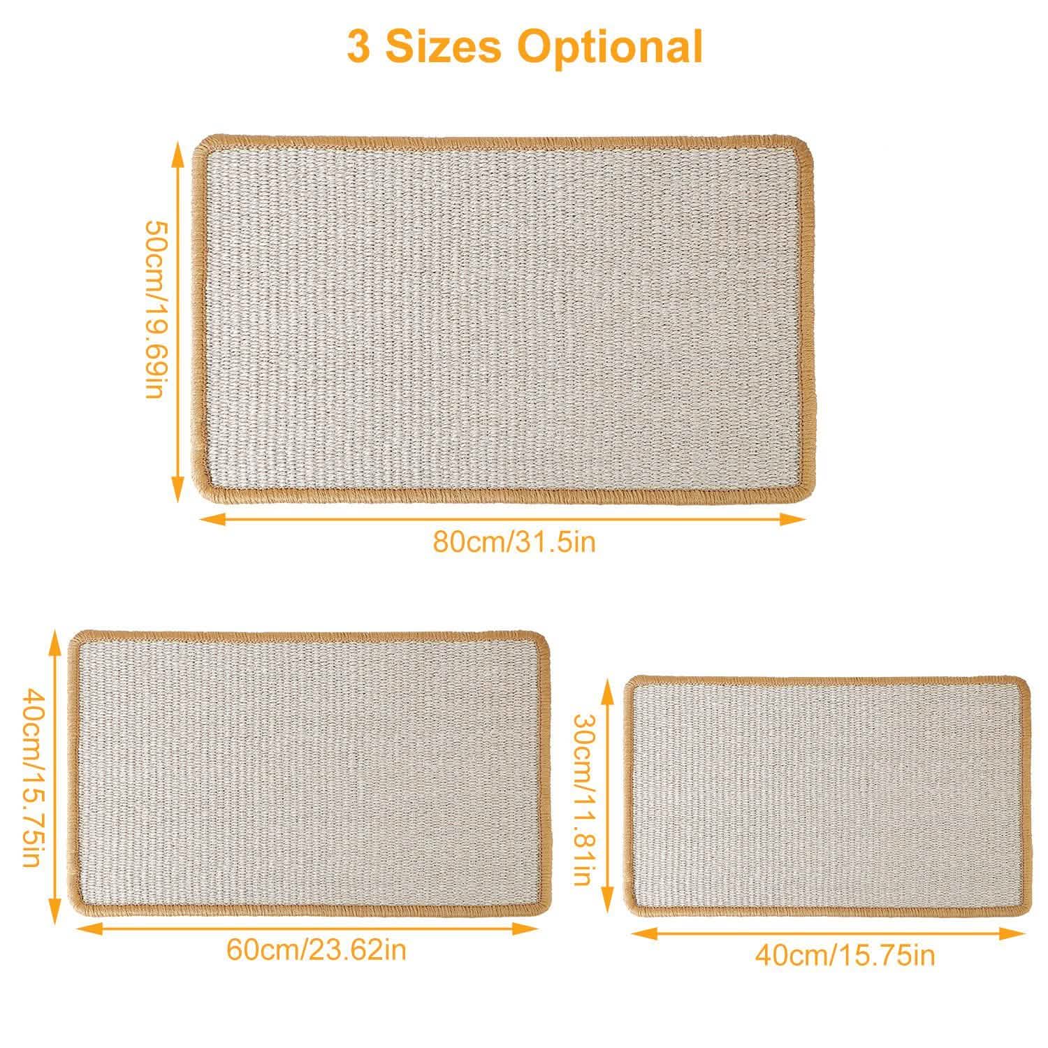 Anti-Slip Mat Horizontal Cat Floor Scratching Pad Rug Pet Supplies - Tophatter Daily Deals