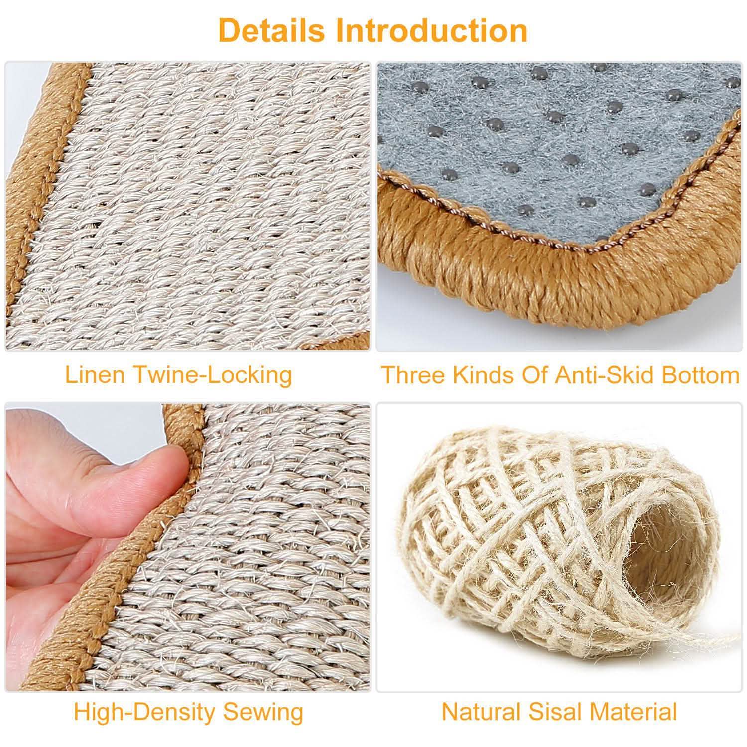 Anti-Slip Mat Horizontal Cat Floor Scratching Pad Rug Pet Supplies - Tophatter Daily Deals