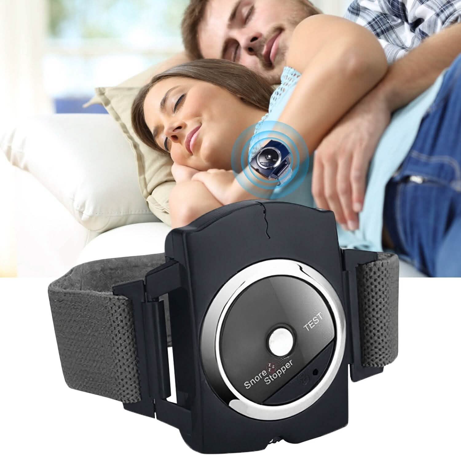 Anti-Snore Infrared Wristband with Conductive Film Health & Wellness - Tophatter Daily Deals