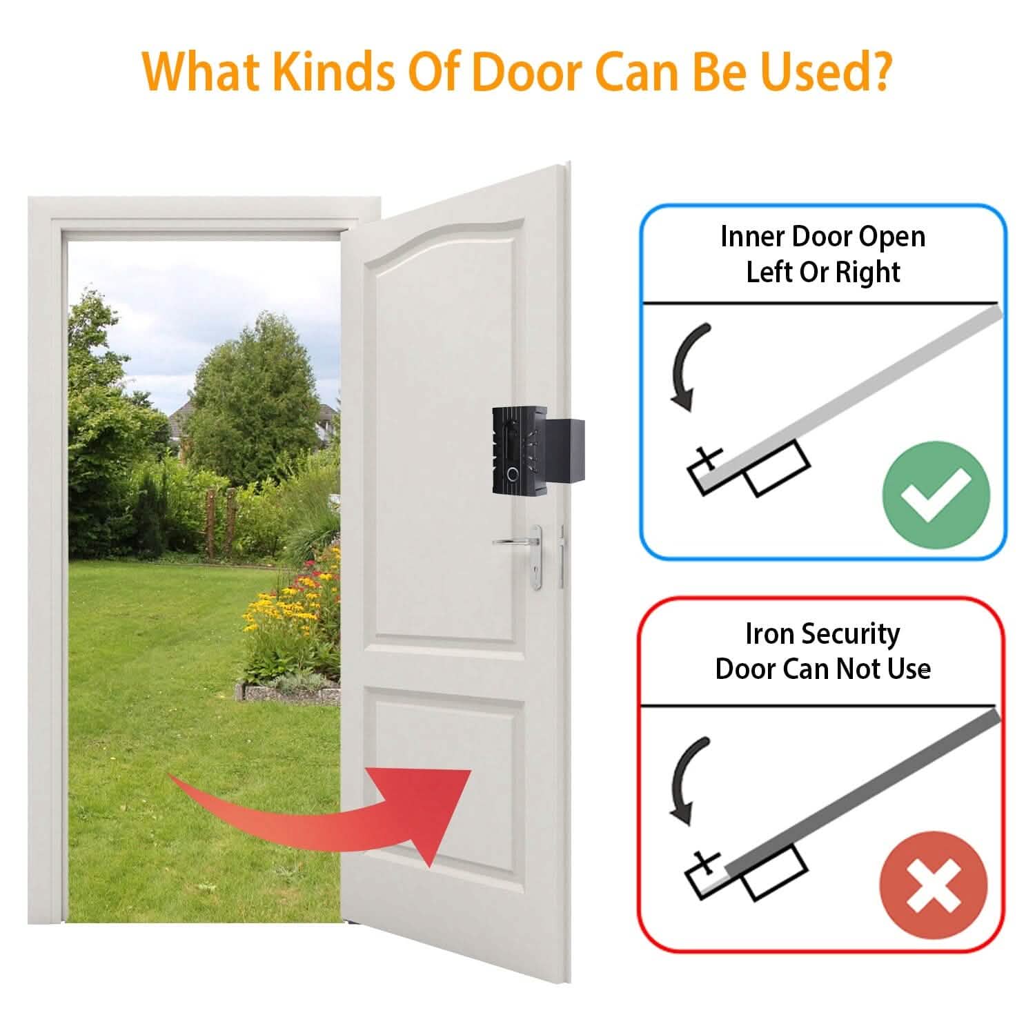 Anti Theft Video Doorbell Door Mount Fit for Most Doorbell Camera Accessories Smart Home & Security - Tophatter Daily Deals