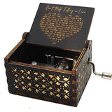 Antique Engraved Musical Box Can't Help Falling in Love Black Toys & Games - Tophatter Daily Deals