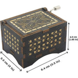 Antique Engraved Musical Box Can't Help Falling in Love Toys & Games - Tophatter Daily Deals