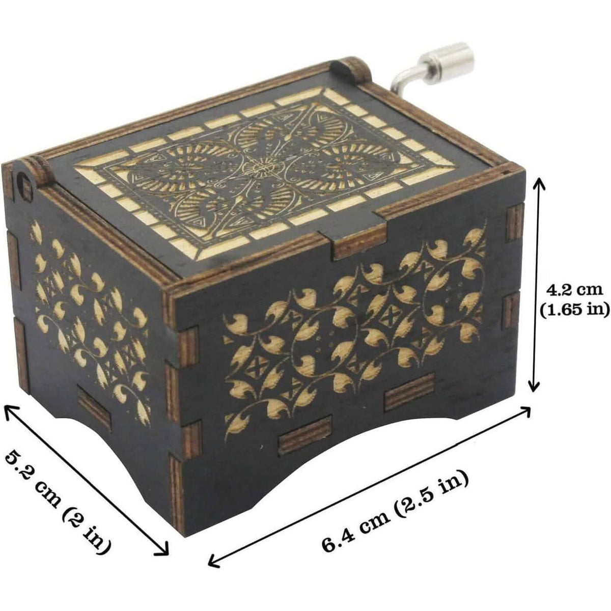 Antique Engraved Musical Box Can't Help Falling in Love Toys & Games - Tophatter Daily Deals