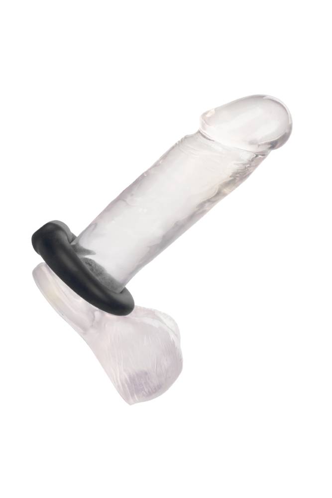 Cal Exotics - Alpha - Liquid Silicone Optimum Ring - Black Sex Toy - Tophatter Daily Deals