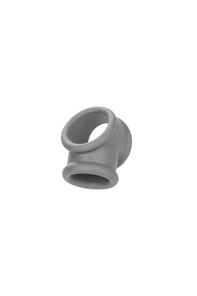 Cal Exotics - Alpha - Liquid Silicone Precision Ring with Scrotum Support - Grey Sex Toy - Tophatter Daily Deals