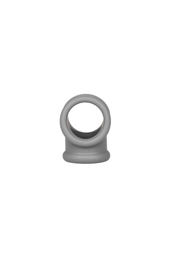 Cal Exotics - Alpha - Liquid Silicone Precision Ring with Scrotum Support - Grey Sex Toy - Tophatter Daily Deals