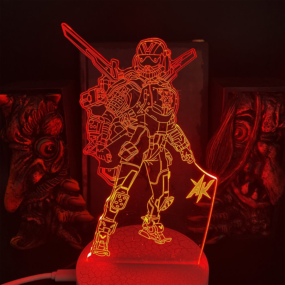 Customized Game Characters 3D Night Lamp Valkyrie - Tophatter Daily Deals