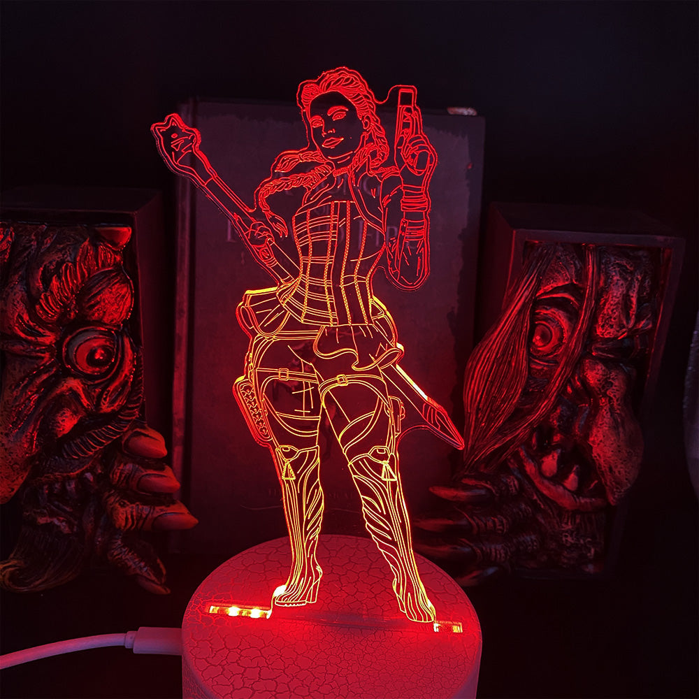 Customized Game Characters 3D Night Lamp Loba - Tophatter Daily Deals