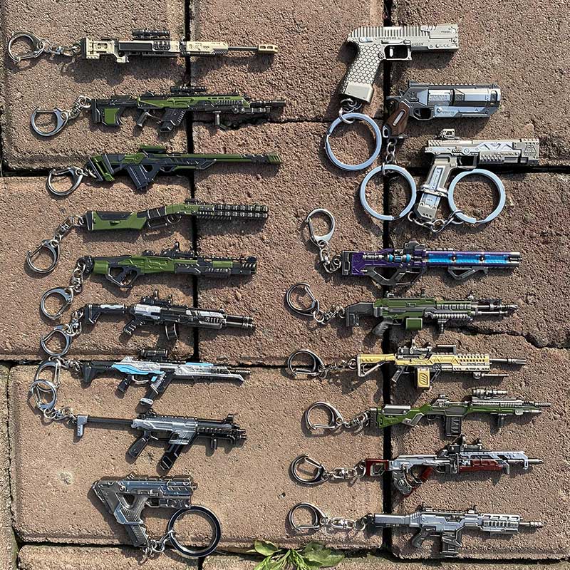 Hot Game Gun Keychain Charms On Sale 18 in 1 Pack - Tophatter Daily Deals