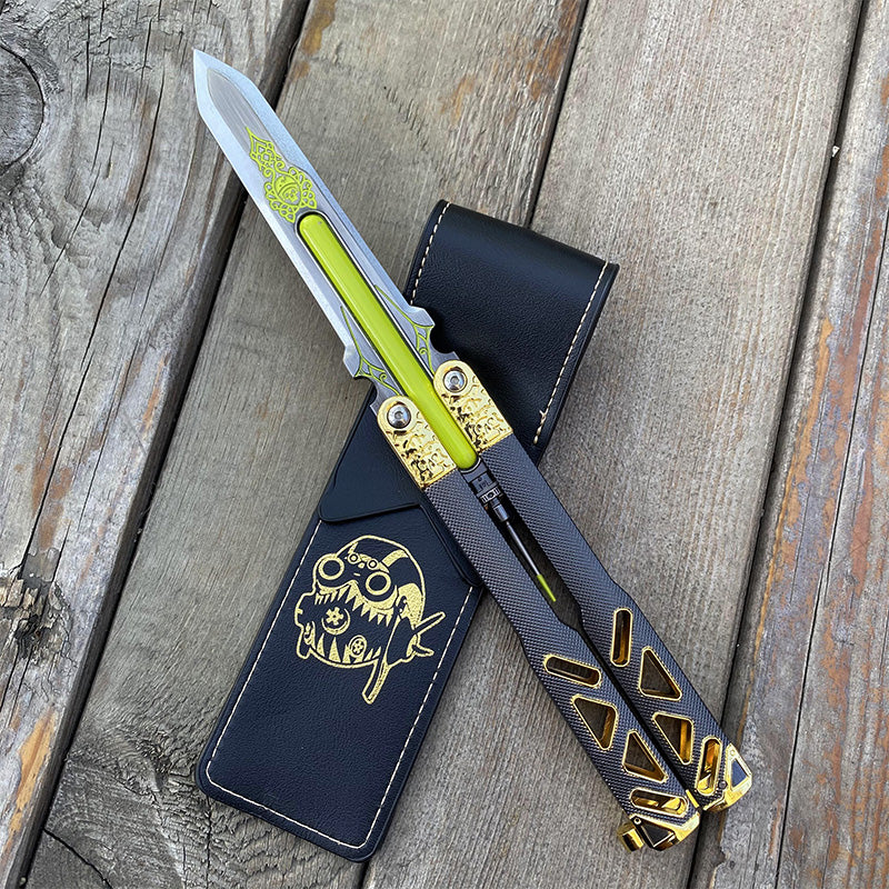 2nd Octane Balisong Metal Model-Octane Heirloom Replica - Tophatter Daily Deals