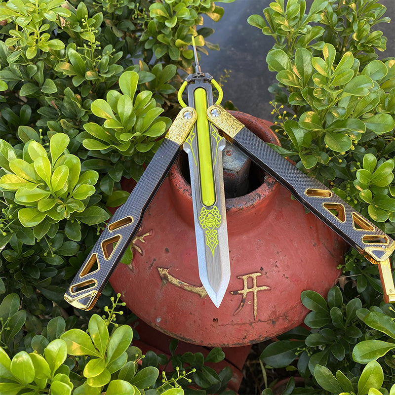 2nd Octane Balisong Metal Model-Octane Heirloom Replica - Tophatter Daily Deals