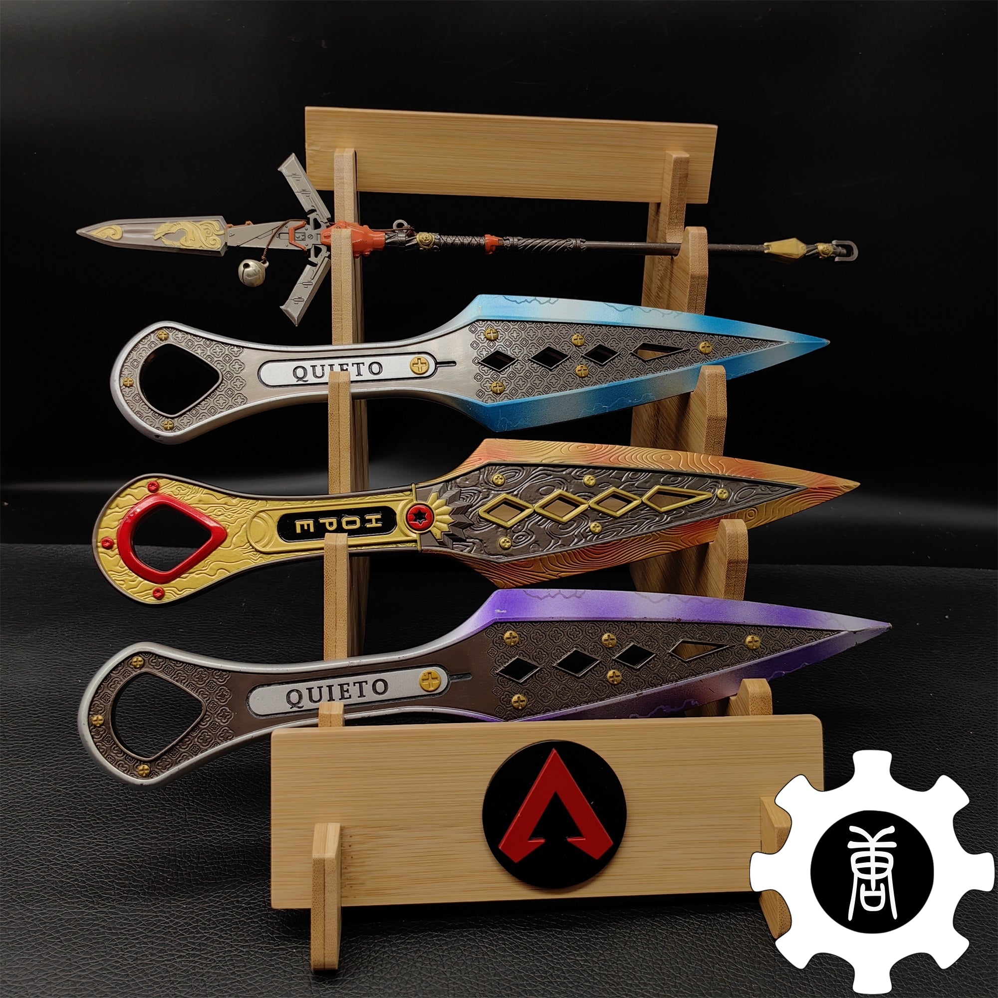 Heirloom Display Holder 4-Layer Wooden Stand - Tophatter Daily Deals