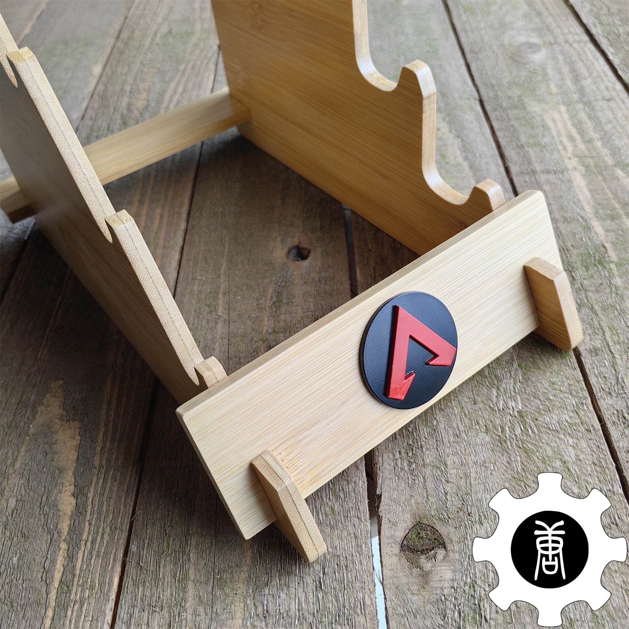 Heirloom Display Holder 4-Layer Wooden Stand - Tophatter Daily Deals