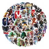 100 PCS Waterproof Octane Wraith Wattson Mirage Bloodhound Pathfinder Loba Stickers - Tophatter Daily Deals