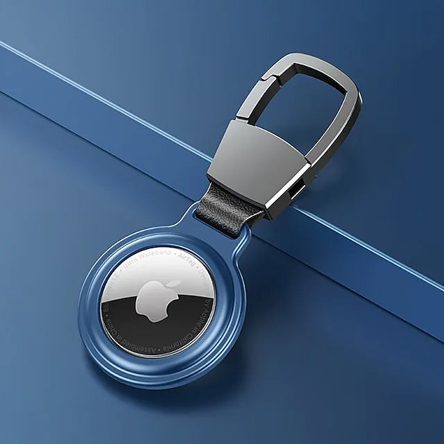 AirTag Magnetic Case with Keychain for Apple AirTag Blue Apple AirTag Case - Tophatter Daily Deals