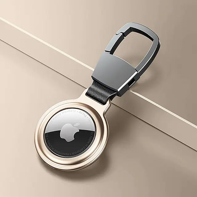AirTag Magnetic Case with Keychain for Apple AirTag Gold Apple AirTag Case - Tophatter Daily Deals
