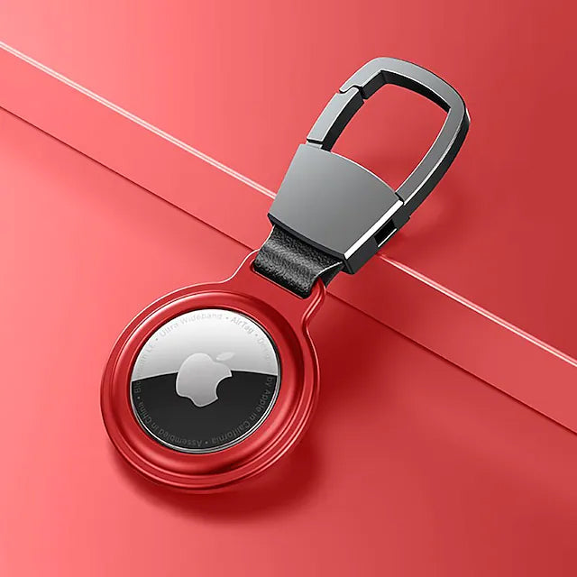 AirTag Magnetic Case with Keychain for Apple AirTag Red Apple AirTag Case - Tophatter Daily Deals