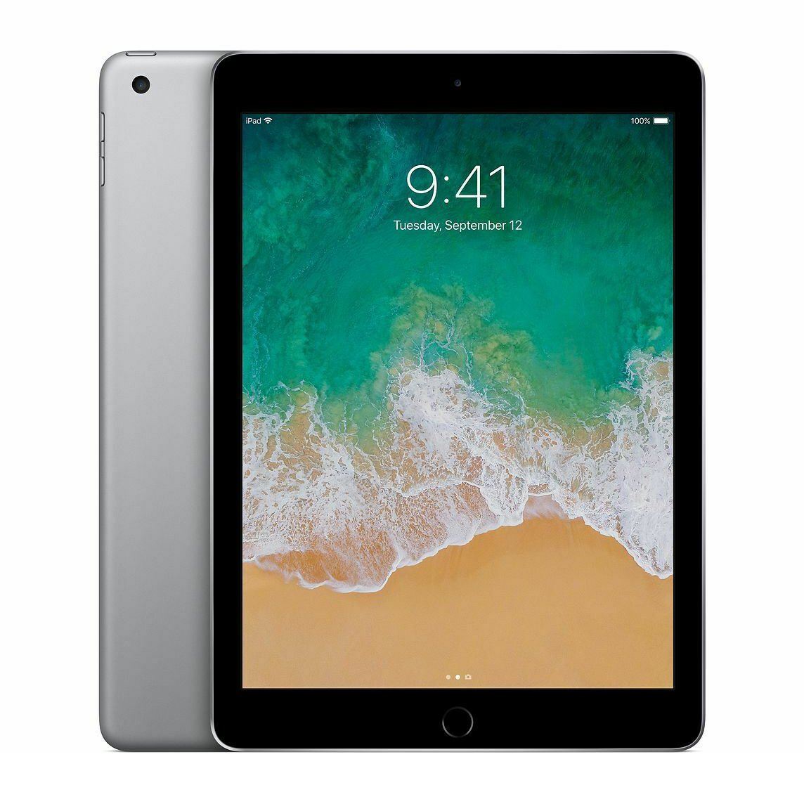 Apple iPad 5 Wi-Fi + Cellular 4G (Refurbished) Gray Apple iPad - Tophatter Daily Deals