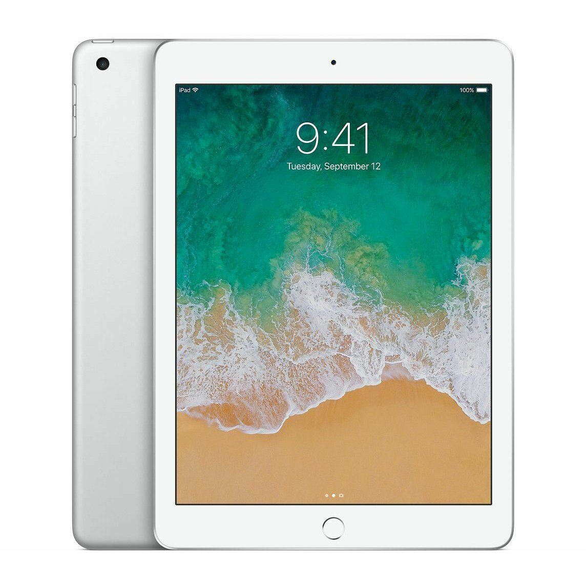 Apple iPad 5 Wi-Fi + Cellular 4G (Refurbished) Silver Apple iPad - Tophatter Daily Deals