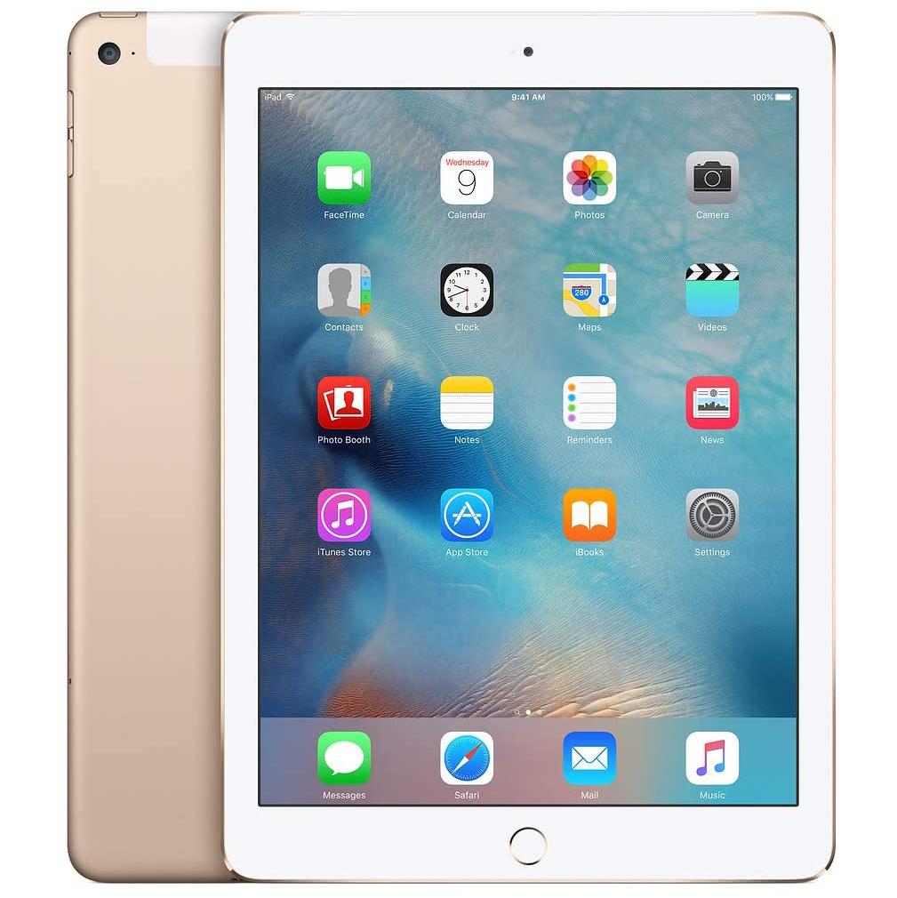 Apple iPad Air 2 Wi-Fi + Cellular 4G LTE - Fully Unlocked (Refurbished) Gold Apple iPad - Tophatter Daily Deals