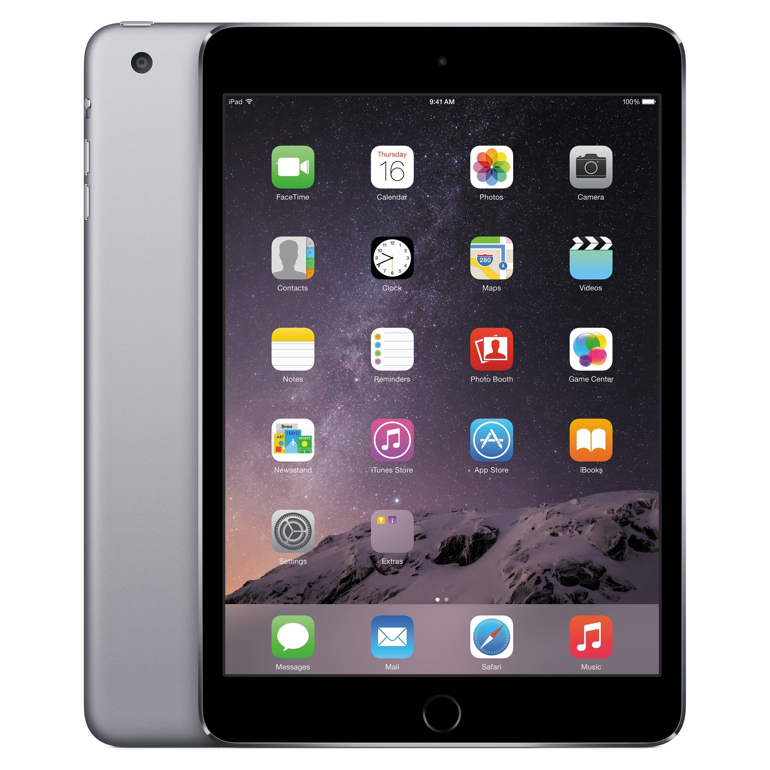 Apple iPad Mini WiFi + 4G LTE Cellular - Fully Unlocked (Refurbished) Gray Apple iPad - Tophatter Daily Deals