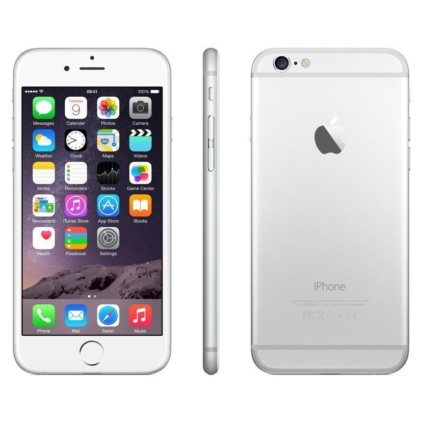 Apple iPhone 6 Factory Unlocked Smartphone (Refurbished) Silver Apple iPhone - Tophatter Daily Deals