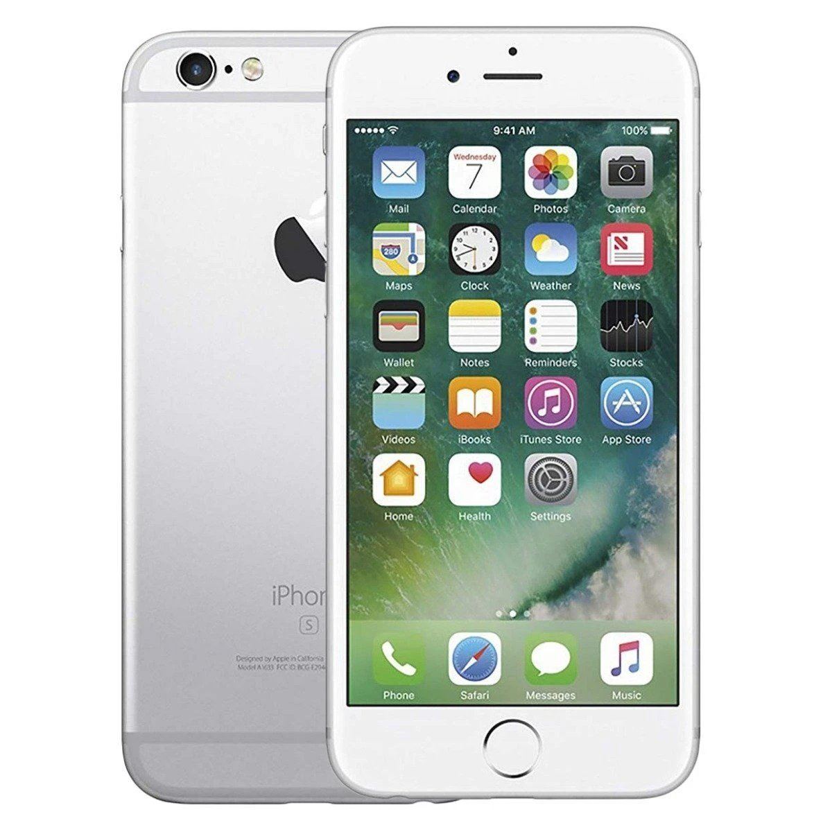 Apple iPhone 6S Fully Unlocked (Refurbished) Silver Apple iPhone - Tophatter Daily Deals