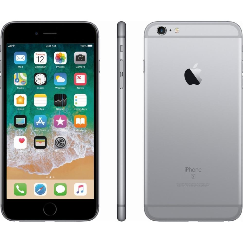 Apple iPhone 6s Plus - Fully Unlocked (Refurbished) Gray Apple iPhone - Tophatter Daily Deals
