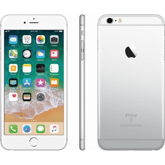 Apple iPhone 6s Plus - Fully Unlocked (Refurbished) Silver Apple iPhone - Tophatter Daily Deals