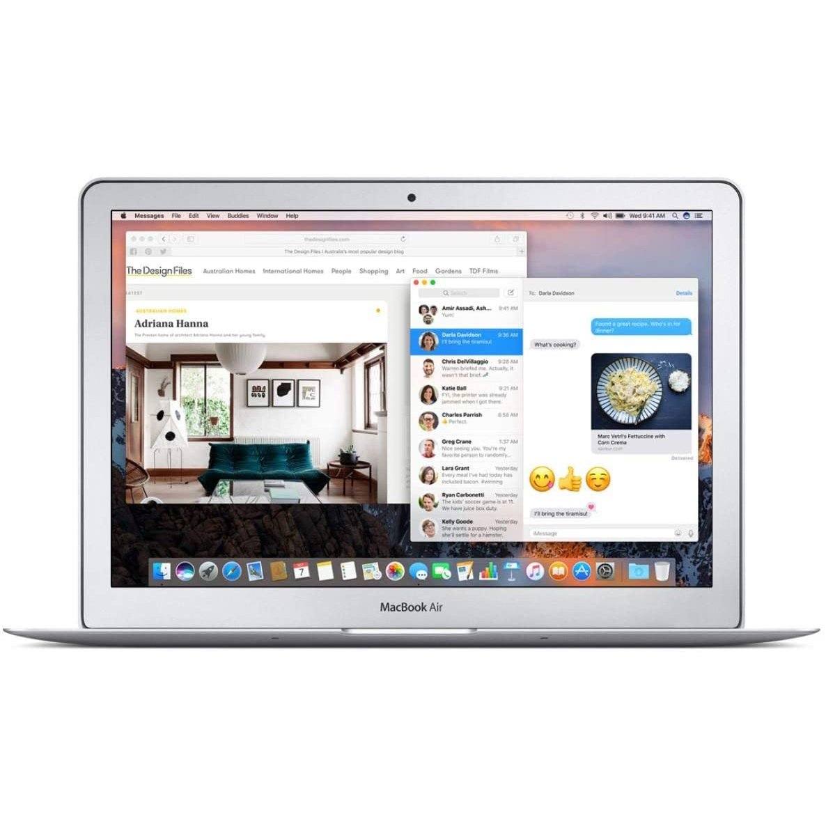 Apple MacBook Air 13" i5 1.8GHz 8GB RAM 256GB SSD MQD42LL/A (Refurbished) Apple MacBook - Tophatter Daily Deals