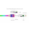 MFi Certified Colorful Rainbow Lightning Cables for Apple iPhone and iPad Charging Cable - Tophatter Daily Deals
