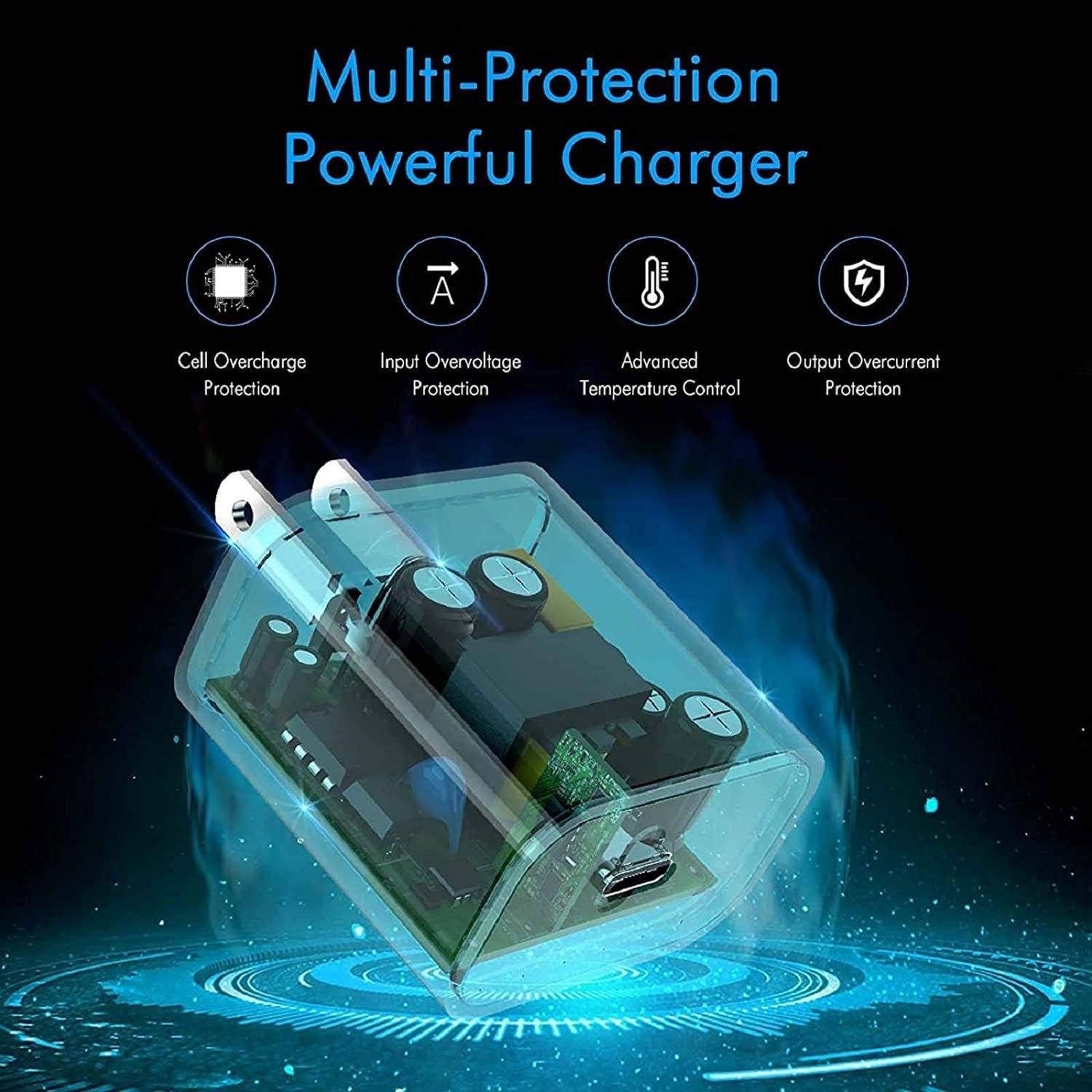 MFi Certified Veetone 20W PD Type C Power Wall Charger Travel Plug with 6FT USB C to Lightning Quick Charge Cable Charging Cable - Tophatter Daily Deals