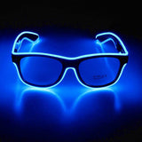 Aquat Light up EL Wire Neon Rave Glasses Sunglasses - Tophatter Daily Deals