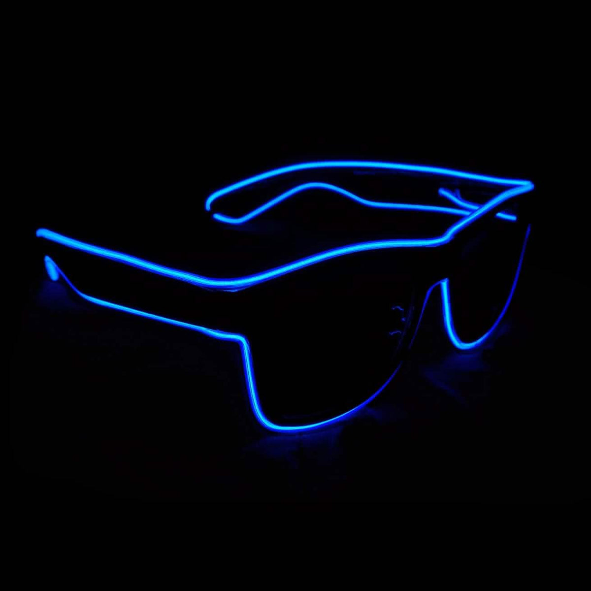 Aquat Light up EL Wire Neon Rave Glasses Sunglasses - Tophatter Daily Deals