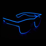Aquat Light up EL Wire Neon Rave Glasses Sunglasses - Tophatter Daily Deals