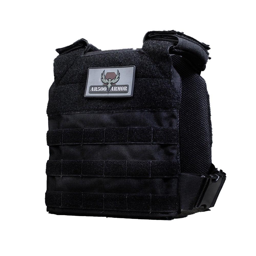 AR500 Armor Micro Plate Carrier Black Tactical - Tophatter Daily Deals