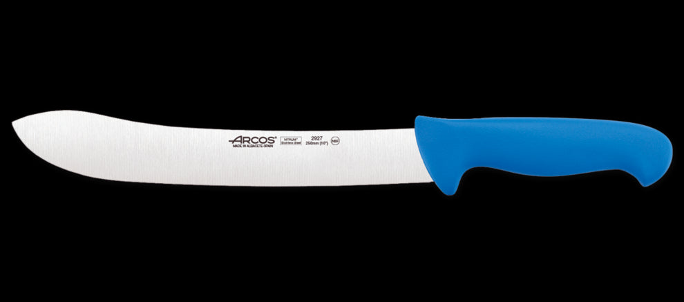 ARCOS BUTCHER KNIFE BLUE 250 MM - Tophatter's Army Deals KNIVES - Tophatter Daily Deals