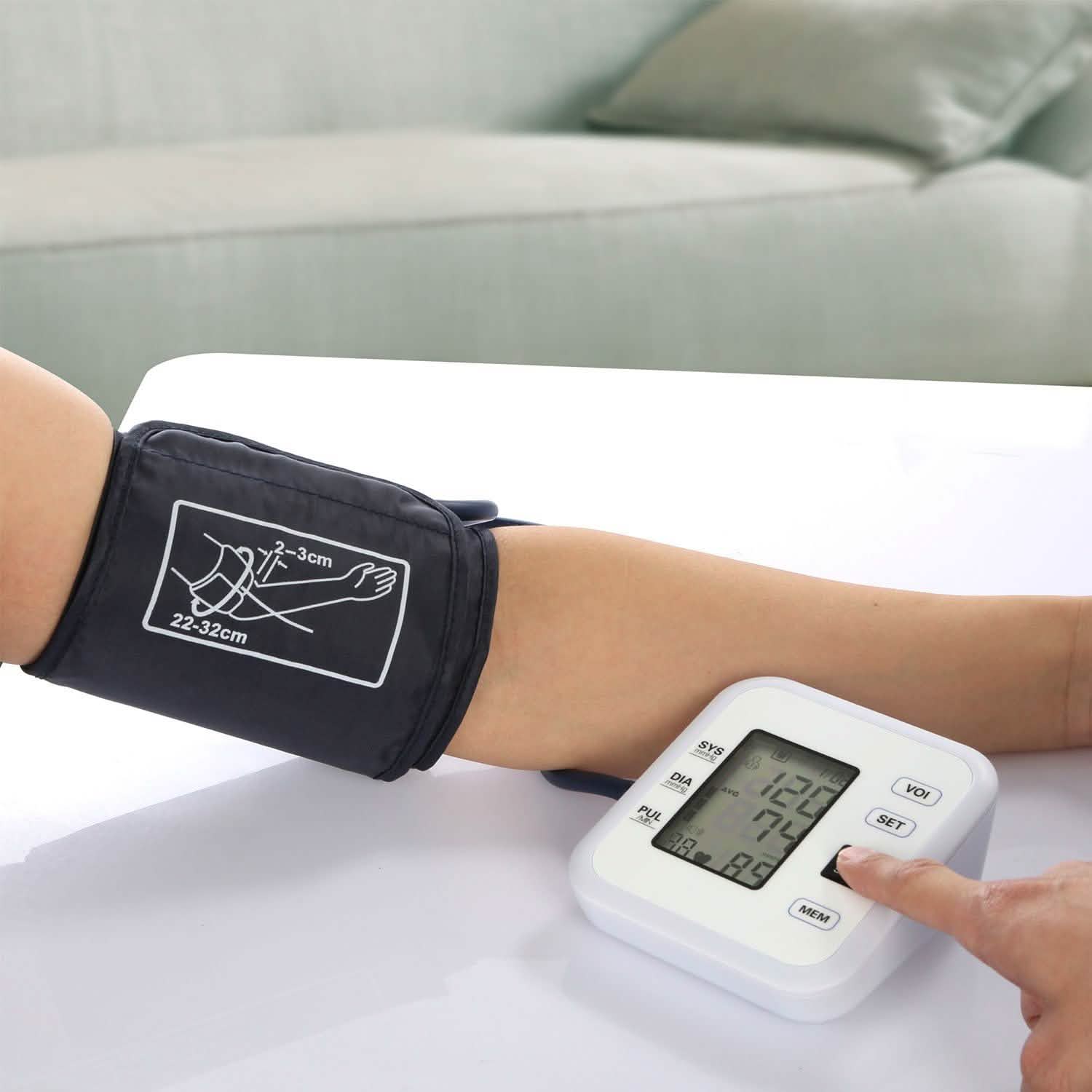 Arm Blood Pressure Monitor with Adjustable Cuff Health & Wellness - Tophatter Daily Deals